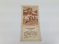 FOOTBALL BISCUITS REM REIMS BERNARD DELCAMPE , 50s NO PANINI