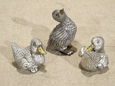 3 canards en étain  presse