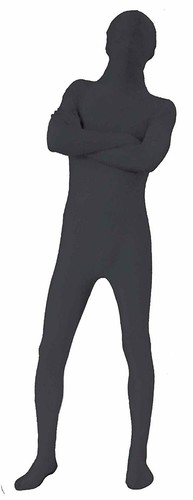 Black zentai suit fancy dress - zentai,