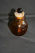 Pot à moutarde en verre bullé de BIOT