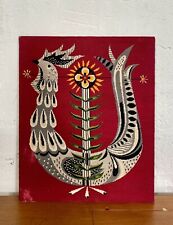 Grande TAPISSERIE ROYAL PARIS JARDIN MAGIQUE JEAN LURCAT VINTAGE