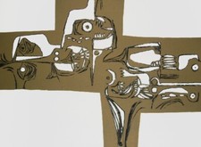 Oswaldo GUAYASAMIN - Milay 1, gravure signée au crayon, 1973