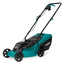 VONROC Tondeuse gazon 1300W | Coupe 32cm | Bac 30L | Sécurité + transport facile