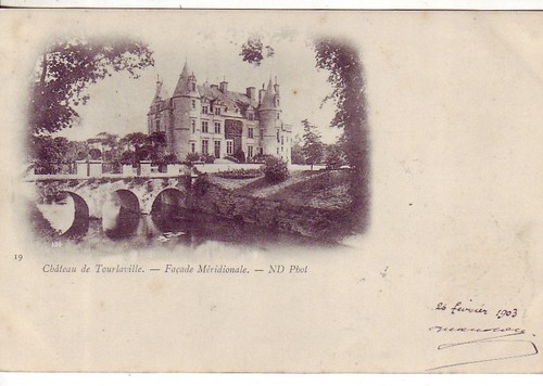 Cpa cherbourg château de - cpa,