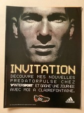 PUBLICITE 2004 - INTERSPORT ADIDAS PREDATOR - ZINEDINE ZIDANE