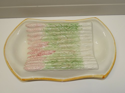 Ancien plat asperges - plat, a