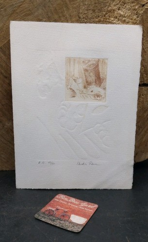 Gravure eau forte epreuve - eau-forte,