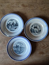 Lot de 3 assiettes parlantes