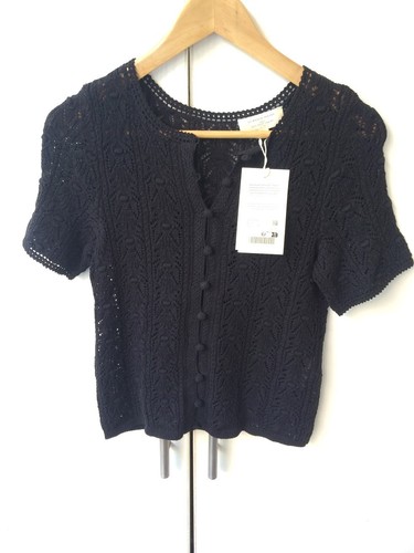 Sezane milane top cardigan - top,