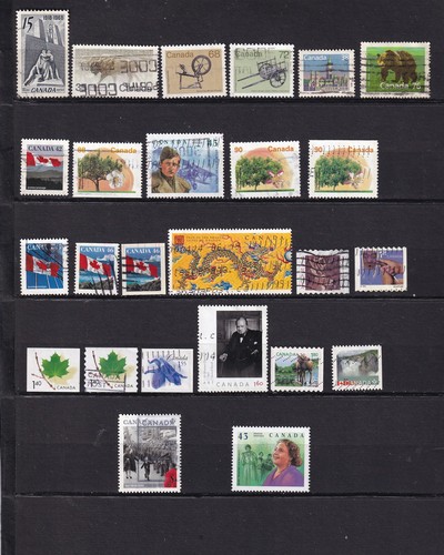 Canada lot timbres dont - lot,