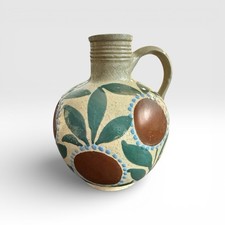 Pichet Grès Peint Vernissé