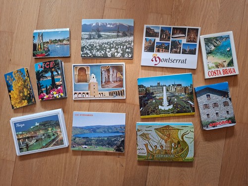 Lot cartes postales dépliant - cartes,