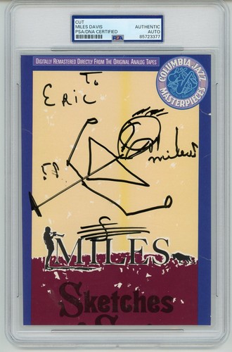 Miles davis signed - miles, ~