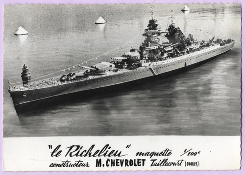 Cpsm richelieu maquette - cpsm,