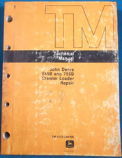 John Deere 655B 755B Crawler Chargeur Bulldozer Technique Service Essai Manuel