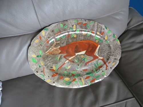 Gien grand plat faïence - grand,