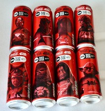 COCA COLA Star Wars 2025 France. 8 cans set complet