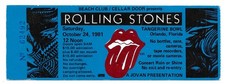ROLLING STONES TICKET ORIGINAL CONCERT TATTOO YOU ORLANDO USA 1981