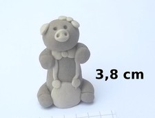  cochon , miniature en terre