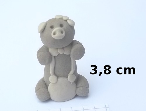 Cochon miniature en terre - ,