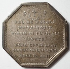 COLONIES : RARE JETON ARGENT