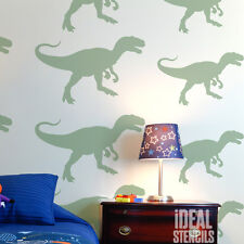 T-Rex Pochoir Enfants Mur