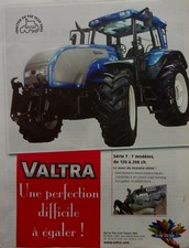 PUBLICITE  ADVERTISING   tracteur  VALTRA serie T    ANNEE 2002   M692