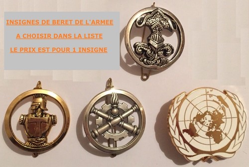 Insigne béret l arme - insigne, de
