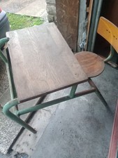 Ancien banc d'école à restaurer vintage banc d'écolier 1 place 