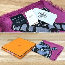 Hermes Carré 65 Fringed
