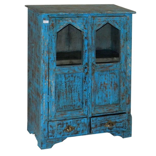 Indien schrank vitrine antik - schrank,