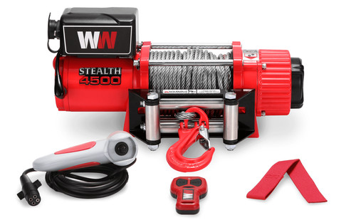 Treuil stealth 4500lb 12v avec - treuil,