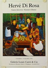 Affiche HERVE DI ROSA 1994 Exposition Galerie Louis Caréé et Cie - Paris