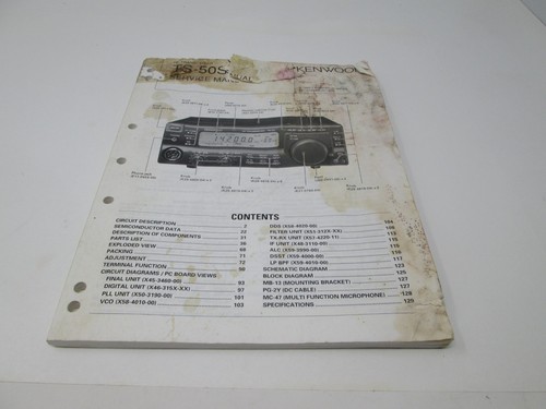 Kenwood 50s service manual - ts-50s,