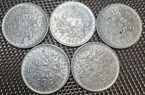 Lot pièces de 5 - 5,