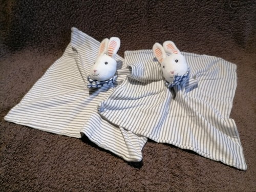 Doudou plat lapin gris - plat,