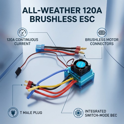 Brushless esc 120a - brushless,