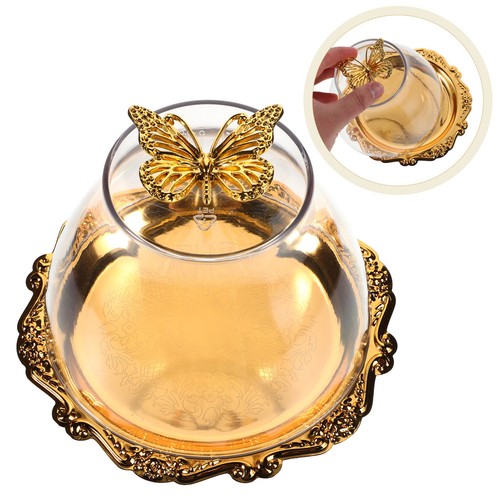 Plat gâteau rond cloche - plat, en