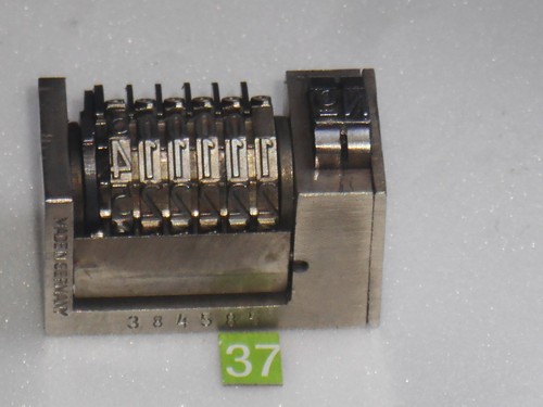 Acme letterpress numbering - acme,