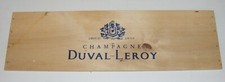 FAÇADE BOIS CAISSE VIN CHAMPAGNE DUVAL-LEROY /52X15,3CM/ ANCIEN VINTAGE OCCASION