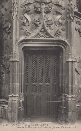Paris musée cluny porte - musée,