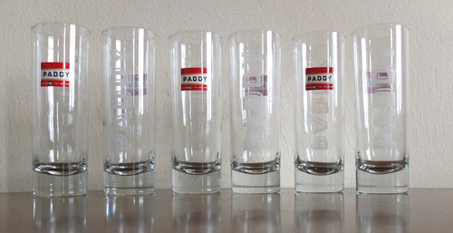 Lot verres tube whisky - tube,