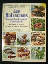 Les batraciens L'encyclopédie par le timbre Disney1960 TBE