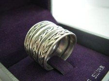 TAILLE 53-54  bague en Argent MASSIF 925  MINERVE ? / 5gr N°471 balinais inde