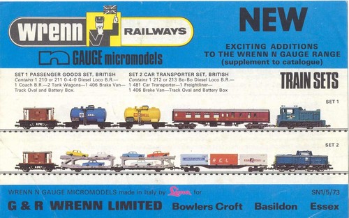 Catalog wrenn 1973 gauge - wrenn,