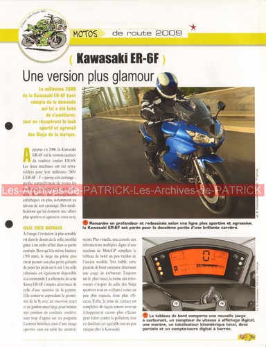 Kawasaki 2009 er6f er6 - 2009, (