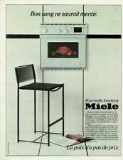 publicité Advertising 0321 1984     Miele  le four multi-fonctions