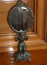 Ancien miroir de table en