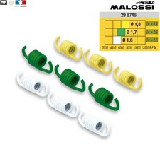 Jeu 9 Ressort d'embrayage MALOSSI Peugeot Looxor Ludix Metal-X Rapido Speedake 