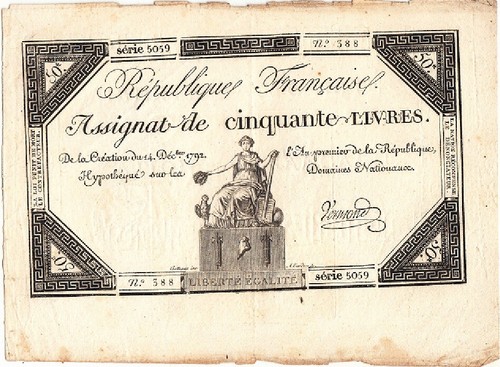 France billet assignat - billet, de